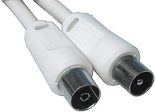 Antenna Cable IEC 100dB 2.5m White