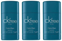 3-pack Calvin Klein CK Free Deostick 75ml