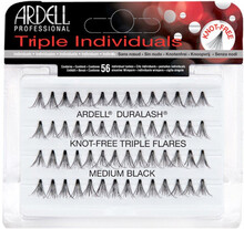 Triple Individuals Duralash Knot Free Flares Medium Black