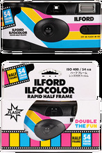 Ilford ILFOCOLOR Single Use Camera Rapid half frame with 54 exposures
