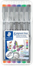 Fineliner STAEDTLER pigment 0,3 6/fp