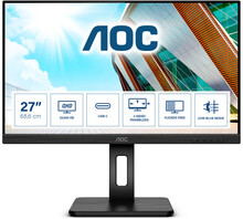 AOC P2 Q27P2CA PC-skärm 68,6 cm (27") 2560 x 1440 pixlar 2K Ultra HD LED Svart