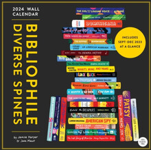 2024 Wall Cal: Bibliophile Diverse Spines (bok, kartonnage, eng)