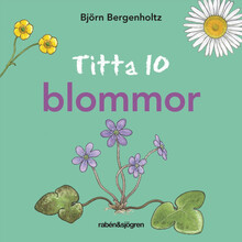 Titta 10 blommor (bok, board book)
