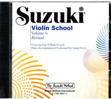 Suzuki Violin School CD 6 Reviderad (bok, eng)