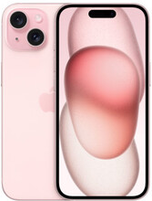 Apple iPhone 15 15,5 cm (6.1") Dubbla SIM-kort iOS 17 5G USB Type-C 256 GB Rosa