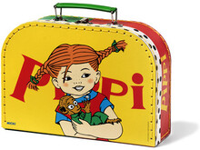Pippi resväska i papp, 25cm gul