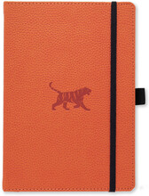 Dingbats* Wildlife A5+ Dotted - Orange Tiger Notebook