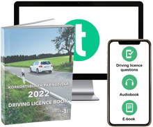 Körkortsboken på Engelska 2022 ; Driving licence book (book + theory pack with online exercises, theory questions, audiobook & ebook) (häftad, eng)