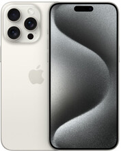 Apple iPhone 15 Pro Max 17 cm (6.7") Dubbla SIM-kort iOS 17 5G USB Type-C 256 GB Titan, Vit