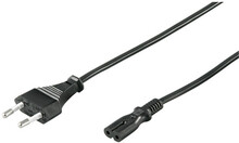 Microconnect PE030718 strömkablar Svart 1,8 m CEE7/16 C7 coupler