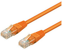 Goobay 1m 2xRJ-45 Cable nätverkskablar Orange Cat6
