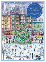 Michael Storrings Christmas in the City Greeting Card Puzzle (bok, eng)