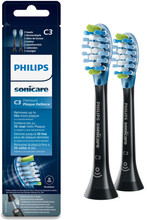 Borsthuvud Sonicare C3 Premium Plaque 2st Black HX9042/33