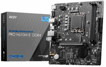 MSI PRO H610M-E DDR4 moderkort Intel H610 LGA 1700 micro ATX