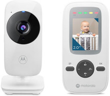 Motorola VM481 övervakningsmonitorer för bebisar 300 m FHSS Vit