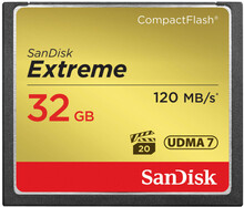 Minneskort CF Extreme 32GB 120MB/s UDMA7