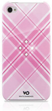 Grid Pink iPhone4 inkl Crystal Pin 3,5mm