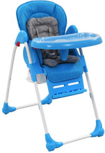 Barnstol blå och grå