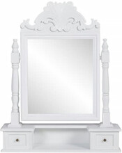 Bordsspegel med justerbar rektangulär spegel MDF
