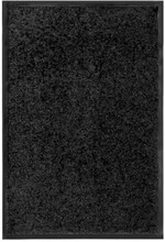Dörrmatta tvättbar svart 40x60 cm