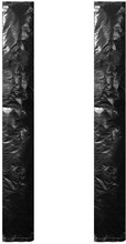 Parasollskydd 2 st med blixtlås PE 250 cm