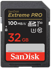 SDHC Extreme Pro 32GB 100MB/s UHS-I C10 V30 U3