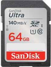 Minneskort SDXC Ultra 64GB 140MB/s