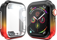 Apple Watch 6 40mm Skærmbeskyttelse med beskyttelsesglas i rød/sort