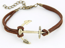 Armband "Golden Anchor" -Khaki