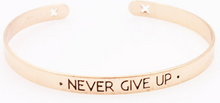 Armband "Never Give Up