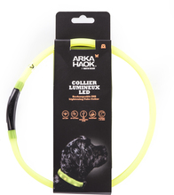 Arka Haok - Blinkande Halsband för längre päls - Unisize - Gult
