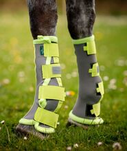 Horseware Fly Boot - Silver/Lime (Cob)