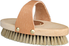 Borstiq Horsehair grooming brush with leather strap (M)