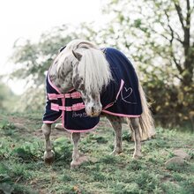 Jacson Fleecetäcke Pony Pals - Blå/Rosa (115 cm)