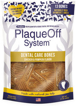 SwedenCare - PlaqueOff® Dental Care Bones - Chicken & Pumpkin Flavour 485g
