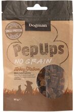Dogman PepUps No Grain Kalkon - 90g