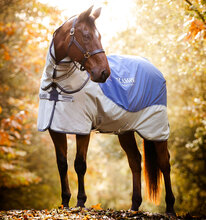 Horseware Rambo Autumn Series Utetäcke - Navy/ Grey (6'9 - 155 cm)