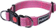 Rukka Pets Star Collar Halsband - Rosa (L 45-70 cm)