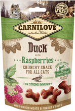 Carnilove Crunchy Snack Duck With Raspberries Kattgodis - 50 g