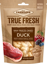 Carnilove Raw Freeze-dried Duck with Red Fruit Hundgodis - 40 g