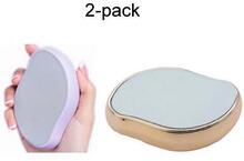 2-pack Gold / Purple kivuton fyysinen hiustenpoisto Epilaattorit Crystal Hair Eraser -hiustenpoistolaite