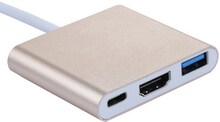 Praktiskt Type-C Adapter till HDMI USB