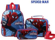 Spider Man Ryggsäck Skolväska 3 Pack födelsedagspresent