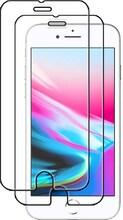 2-Pack Härdat Glas iPhone SE 2020/iPhone 8/7/6S Skärmskydd Retail 2i1
