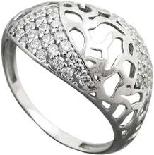 RING WITH ZIRCONIAS SILVER 925