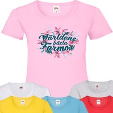 Farmor Blom t-shirt - flera färger - Blom