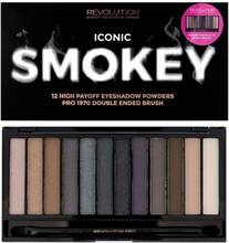Makeup Revolution eyeshadow palett - Iconic Smokey