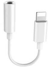 Original Apple Lightning till 3,5 mm-adapter för Hörlurar / Headset