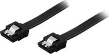 SATA cable SATA 6Gb/s locking clip straightstraight 1m black